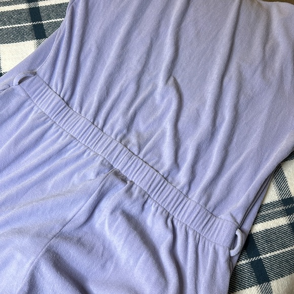 Victoria Secret Swim, lilac swim cover, one piece romper style shorts NWT - Picture 3 of 9